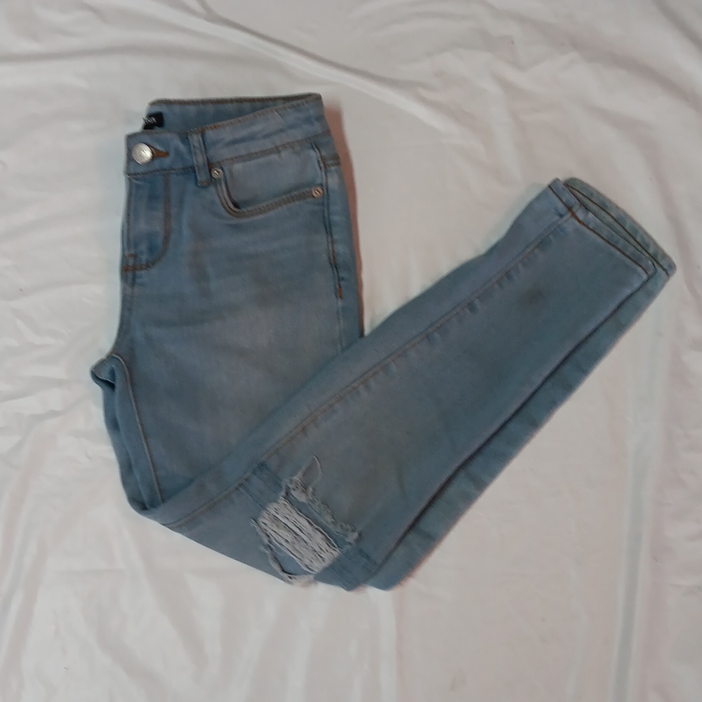 Hudson Jeans Kids Light Blue Distressed Jeans - Picture 13 of 14